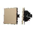Механизм звонкового выключателя SWT-NOBE-MKR1-SFPL-GD (230V, 10A) (Arlight, Золотой песок)