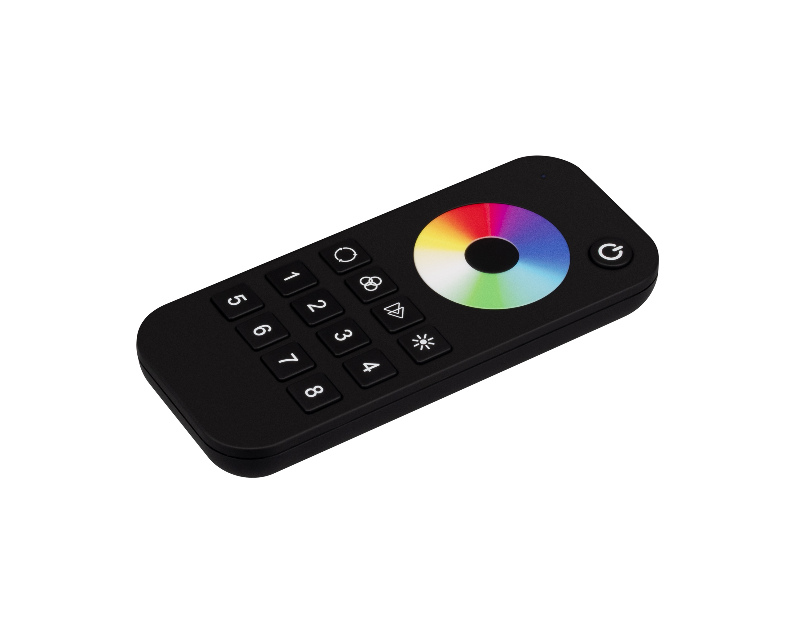 INTELLIGENT ARLIGHT Пульт SMART-SPI-801-52-8SC-RGBW-SUF Black (3V, 2.4G) (IARL, IP20 Пластик, 5 лет)