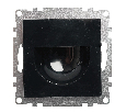 Подсветка встраиваемая LED (механизм), 250В, 1W, 4000К, серия Катрин, черный