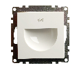 Подсветка встраиваемая LED c дд (механизм), 250В, 1W, 4000К, серия Катрин, белый