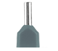 LD406-0508 Наконечник штыревой втулочный изолированный НШВИ(2) 0,5-8 (DIY упаковка 25 шт)