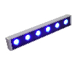 LL-893-1 Светодиодный линейный прожектор для подсветки стен, красный, 250*40*25mm, 6W DC24V, IP65