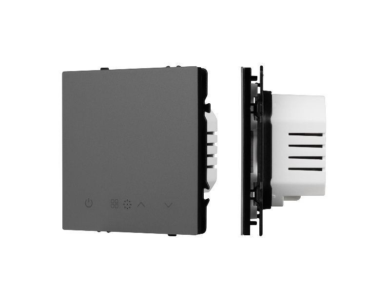 Терморегулятор SWT-NOBE-MTE-SFPL-GR (электрический тёплый пол) (Arlight, Серый базальт)
