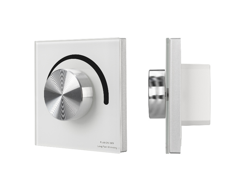 INTELLIGENT ARLIGHT Роторная панель SMART-TRIAC-601-31-DIM-IN White (230V, 1.5A, 2.4G) (IARL, IP20 Пластик, 5 лет)
