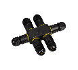 Коннектор NEO-GERM-3pin-TT-WTW (4-8mm) (Arlight, IP68)
