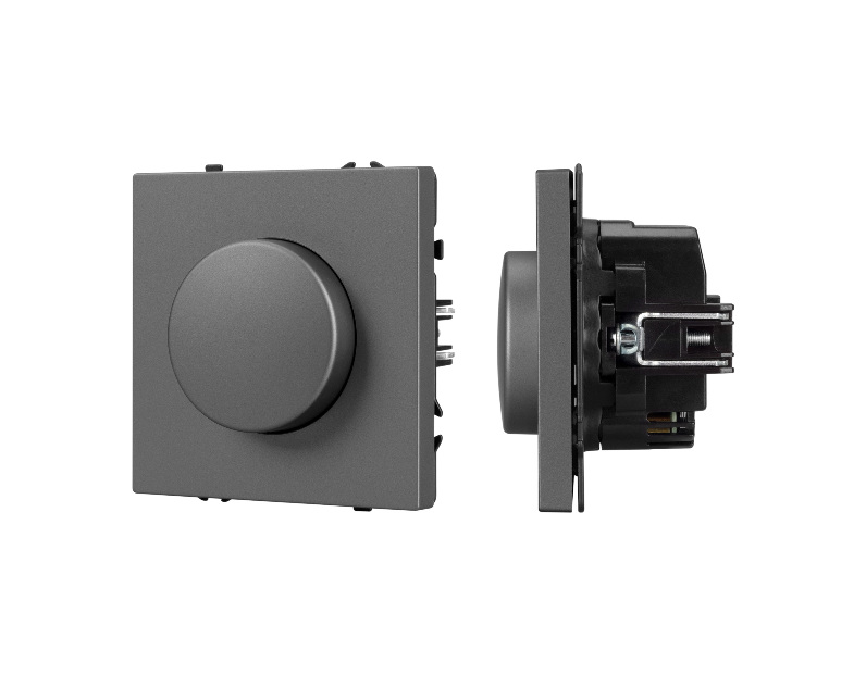 Механизм светорегулятора SWT-NOBE-DLR-SFPL-GR (250V, 300W) (Arlight, Серый базальт)