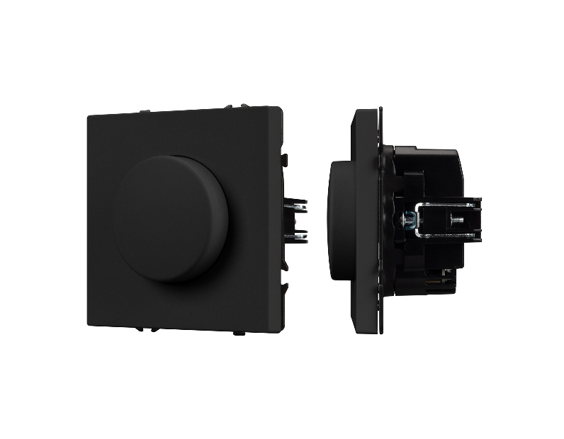 Механизм светорегулятора SWT-NOBE-DLR-SFPL-BK (250V, 300W) (Arlight, Черный оникс)