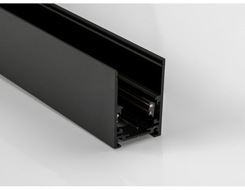 SY-LINK-20S1-2.5-BL, шинопровод накладной глубокий, 48В, черный, 2,5м