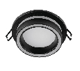 Светильник потолочный встраиваемый, 15W 230V GX53, черный, круг, без лампы, DL514, Feron