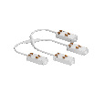 Соединитель питания Х-образный гибкий Teta Pro Lightstar 505294