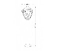 Наземный низкий светильник Italline  IT9005
