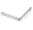 Встраиваемый светильник Denkirs SIMPLE LINEAR DK8214-WH