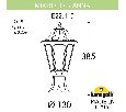 Наземный низкий светильник Fumagalli ANNA E22.110.000.VYE27