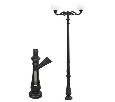 Фонарный столб Fumagalli Globe 300 G30.205.M20.AYE27