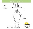 Наземный низкий светильник Fumagalli CEFA U23.111.000.BYE27