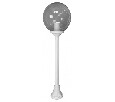 Наземный высокий светильник Fumagalli Globe 300 G30.151.000.WZE27